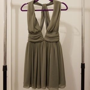Olive mini dress